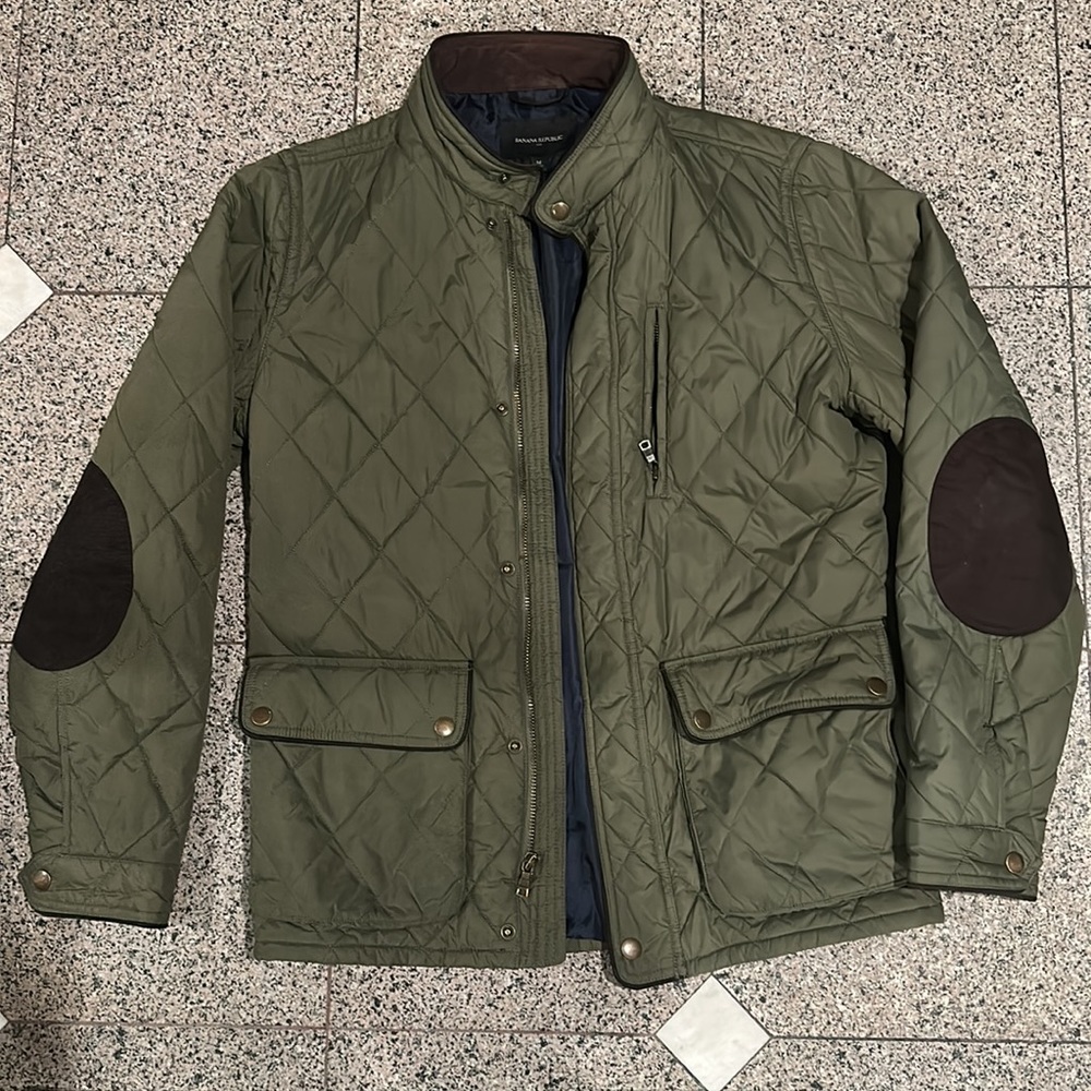 Banana republic quilted puffer jacket